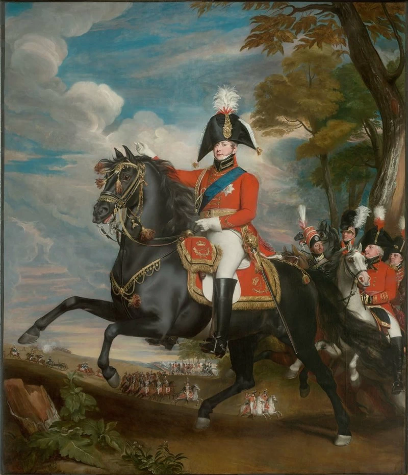 Ritratto di Sua Altezza Reale il Principe di Galles a una revisione - Museum of Fine Arts, Boston
